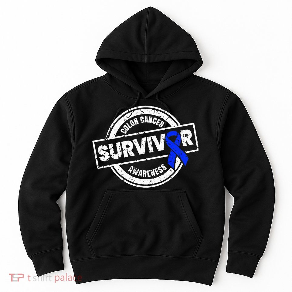 Colon Cancer Survivor Colon Cancer Awareness Month Hoodie