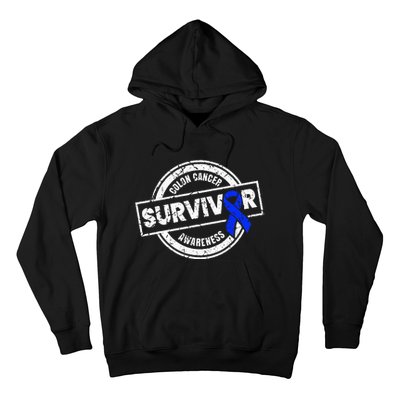 Colon Cancer Survivor Colon Cancer Awareness Month Hoodie