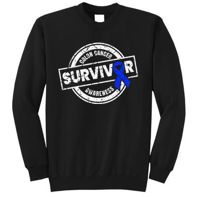 Colon Cancer Survivor Colon Cancer Awareness Month Sweatshirt