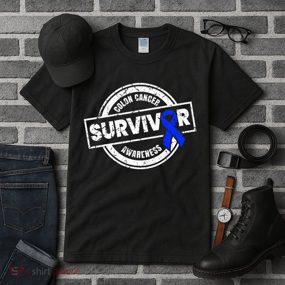 Colon Cancer Survivor Colon Cancer Awareness Month Tall T-Shirt