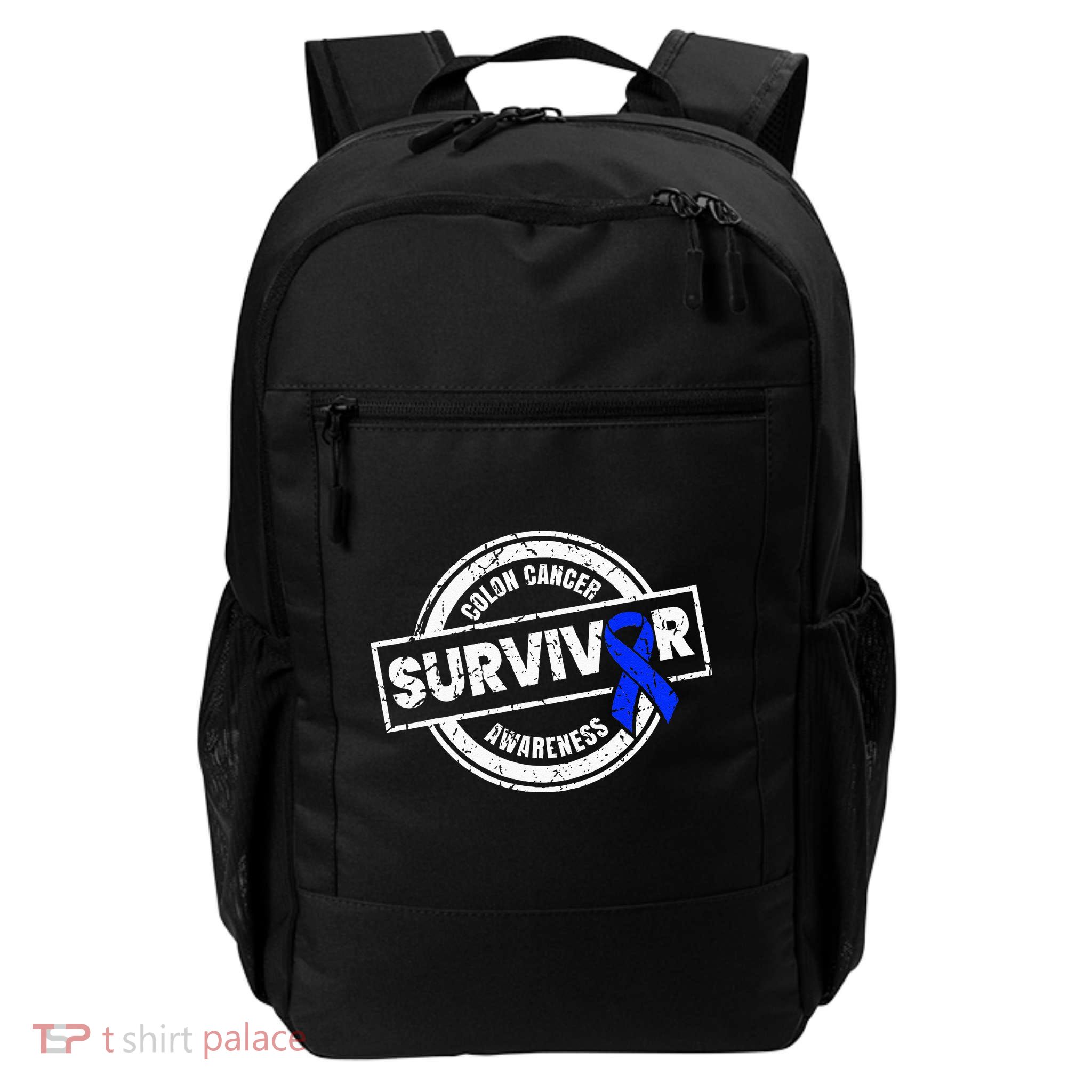 Colon Cancer Survivor Colon Cancer Awareness Month Backpack