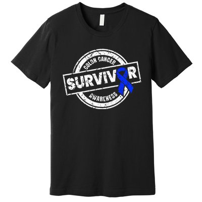 Colon Cancer Survivor Colon Cancer Awareness Month Premium T-Shirt