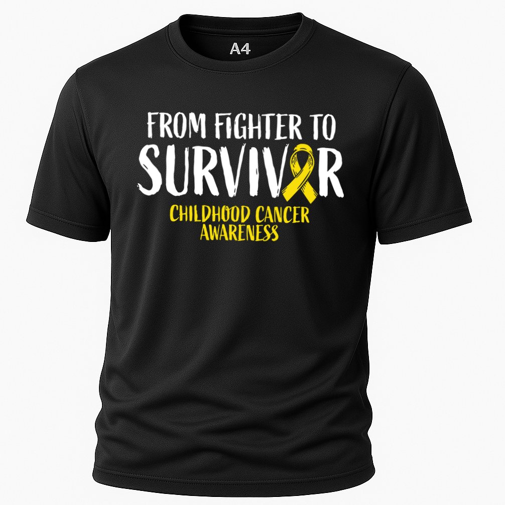 Childhood Cance Survivor Childhood Cancer Awareness Cooling Performance Crew T-Shirt