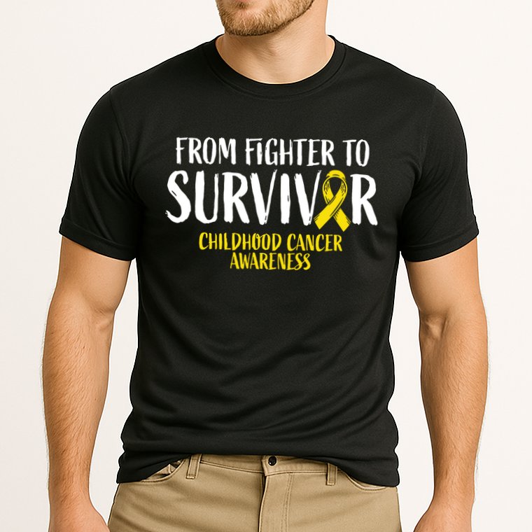 Childhood Cance Survivor Childhood Cancer Awareness Cooling Performance Crew T-Shirt