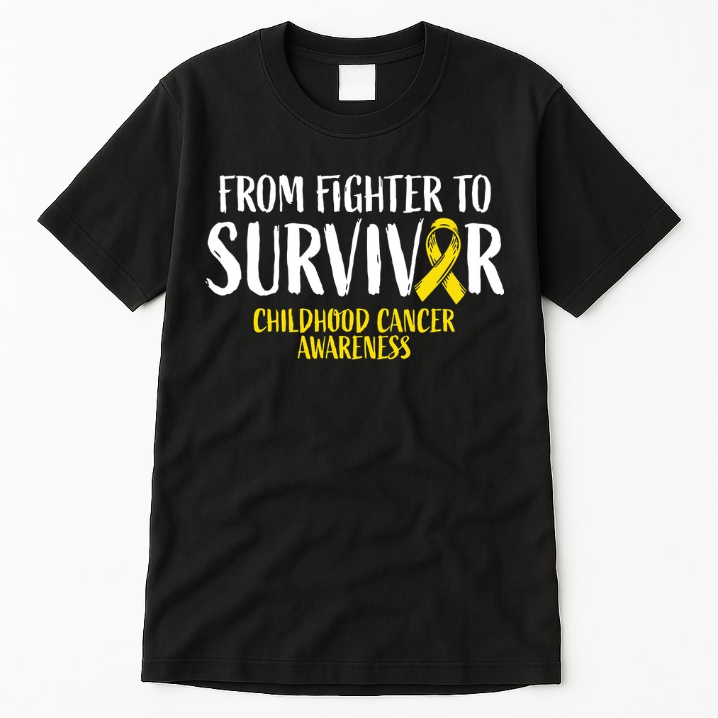 Childhood Cance Survivor Childhood Cancer Awareness Tall T-Shirt