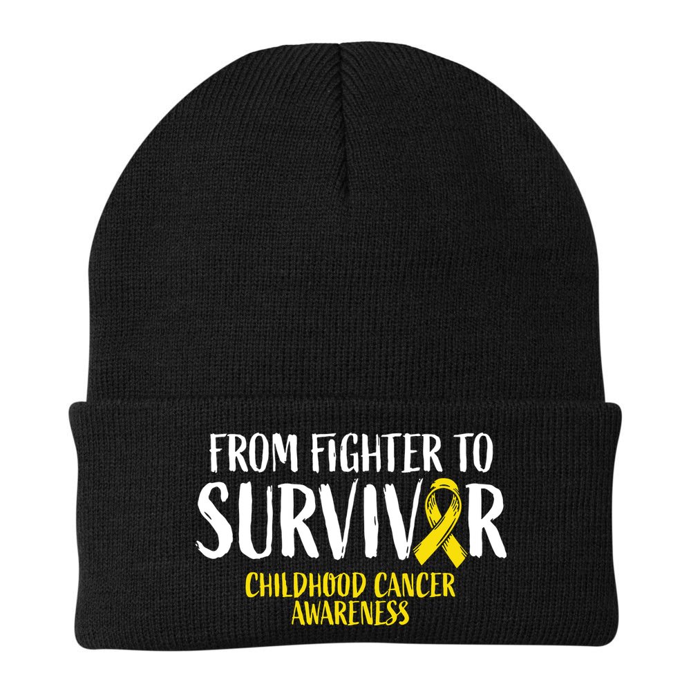 Childhood Cance Survivor Childhood Cancer Awareness Beanie
