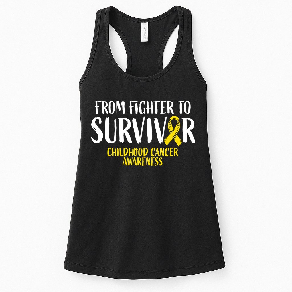 Childhood Cance Survivor Childhood Cancer Awareness Womens Tank Top