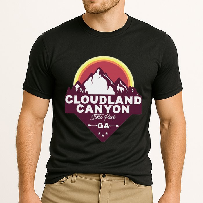 Cloudland Canyon State Park Georgia Ga Blue Ridge Mountains Cooling Performance Crew T-Shirt