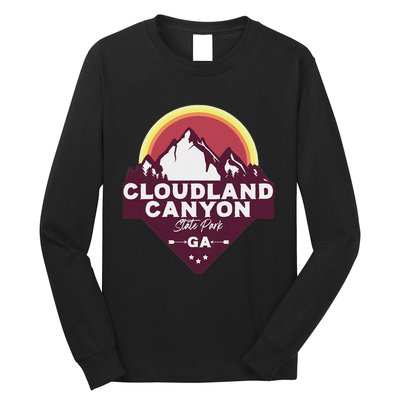 Cloudland Canyon State Park Georgia Ga Blue Ridge Mountains Long Sleeve Shirt