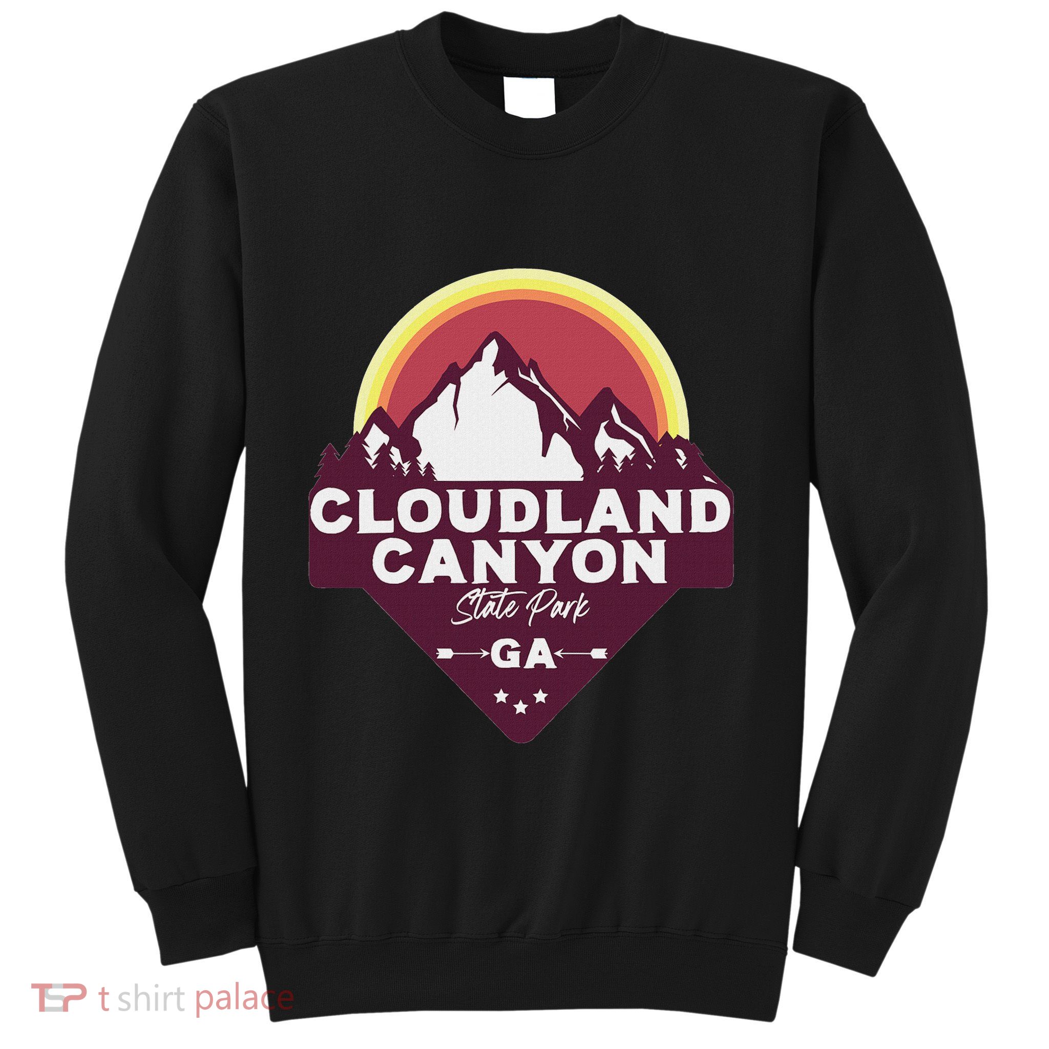 Cloudland Canyon State Park Georgia Ga Blue Ridge Mountains Sweatshirt