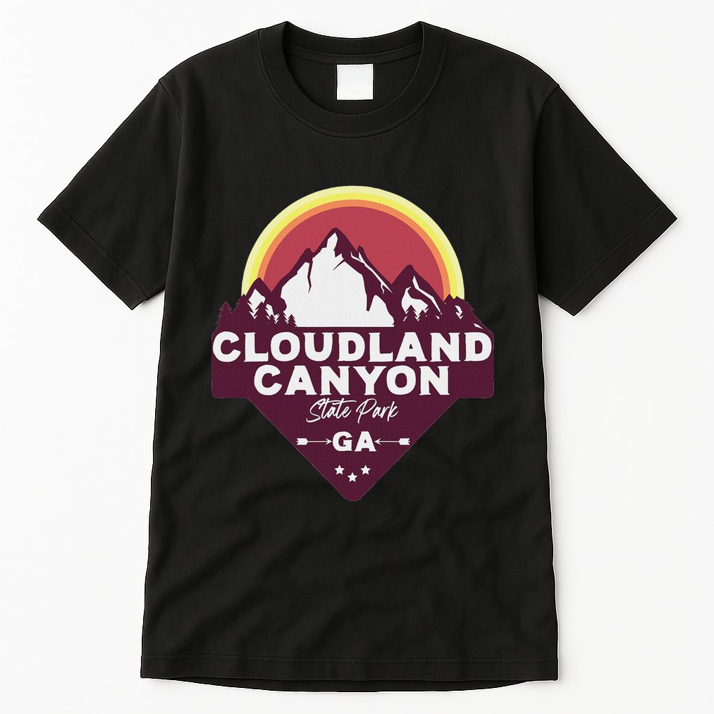Cloudland Canyon State Park Georgia Ga Blue Ridge Mountains Tall T-Shirt