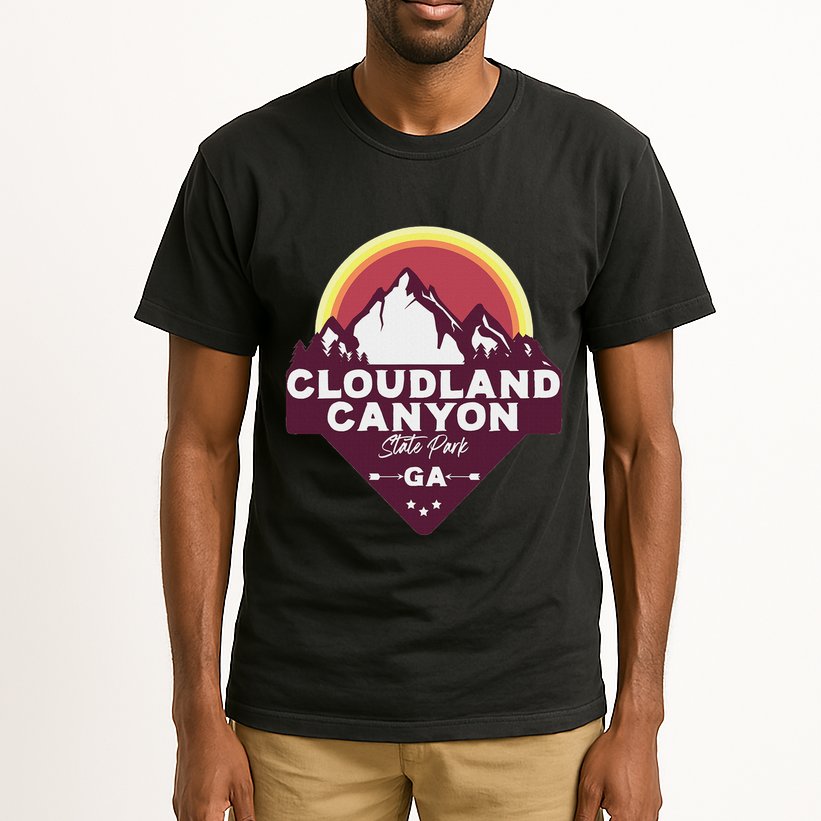 Cloudland Canyon State Park Georgia Ga Blue Ridge Mountains Tall T-Shirt