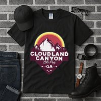 Cloudland Canyon State Park Georgia Ga Blue Ridge Mountains Tall T-Shirt