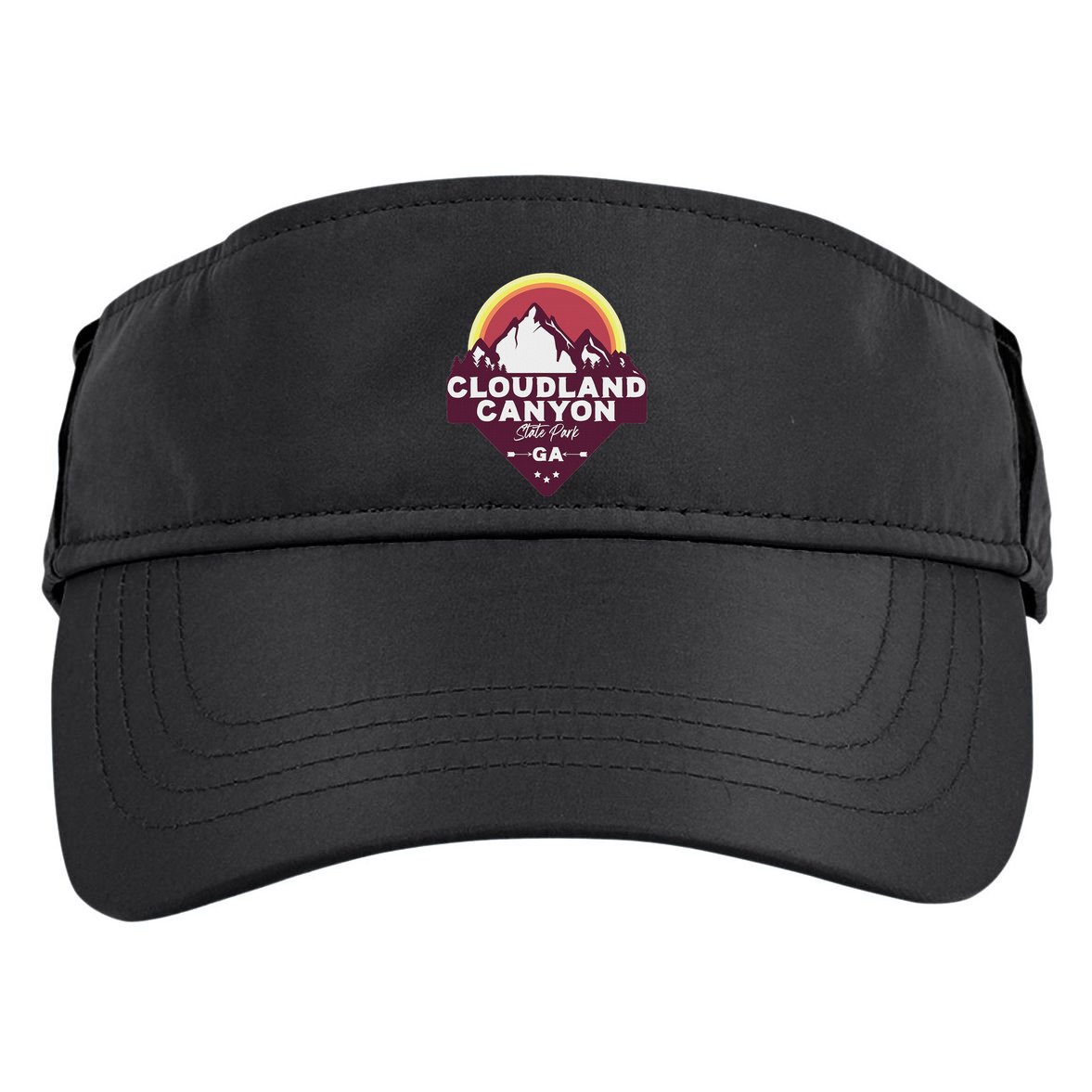 Cloudland Canyon State Park Georgia Ga Blue Ridge Mountains Adult Drive Performance Visor