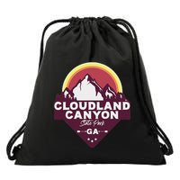 Cloudland Canyon State Park Georgia Ga Blue Ridge Mountains Drawstring Bag