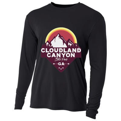 Cloudland Canyon State Park Georgia Ga Blue Ridge Mountains Cooling Performance Long Sleeve Crew