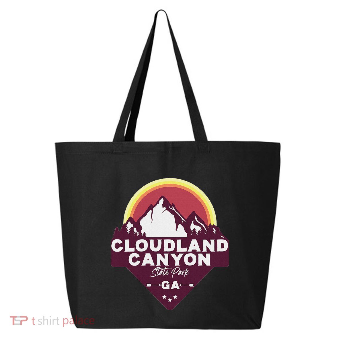 Cloudland Canyon State Park Georgia Ga Blue Ridge Mountains 25L Jumbo Tote