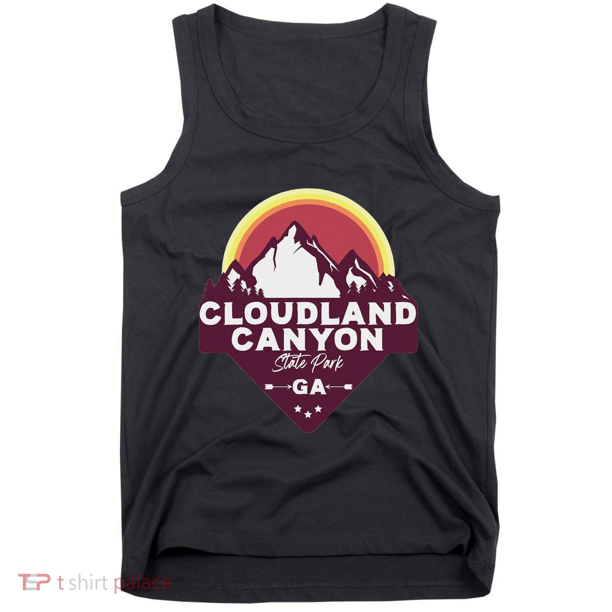 Cloudland Canyon State Park Georgia Ga Blue Ridge Mountains Tank Top