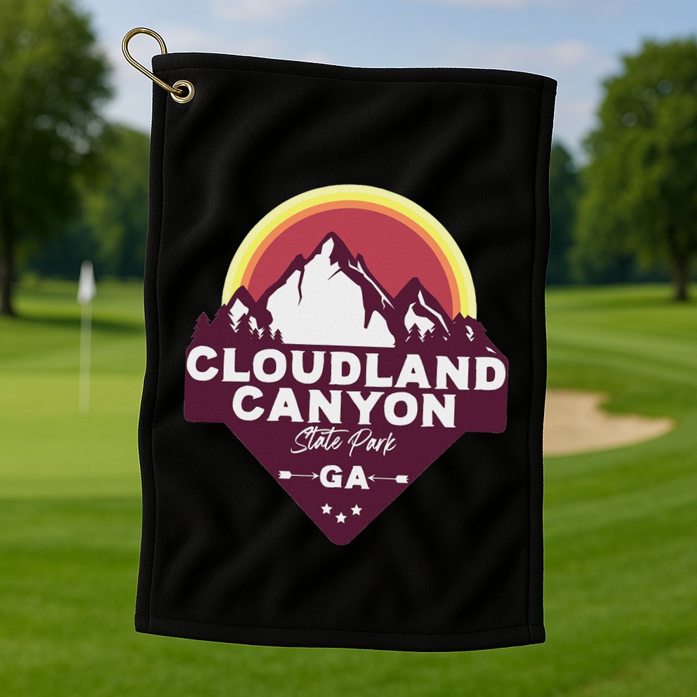 Cloudland Canyon State Park Georgia Ga Blue Ridge Mountains Golf Towel