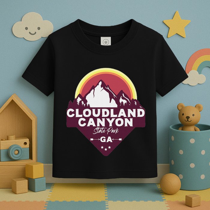 Cloudland Canyon State Park Georgia Ga Blue Ridge Mountains Toddler T-Shirt