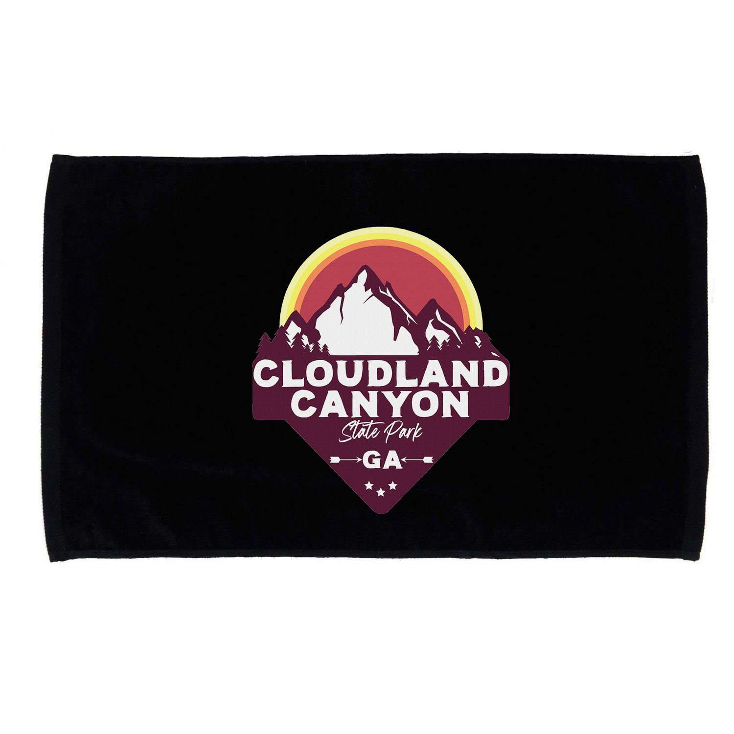 Cloudland Canyon State Park Georgia Ga Blue Ridge Mountains Microfiber Hand Towel