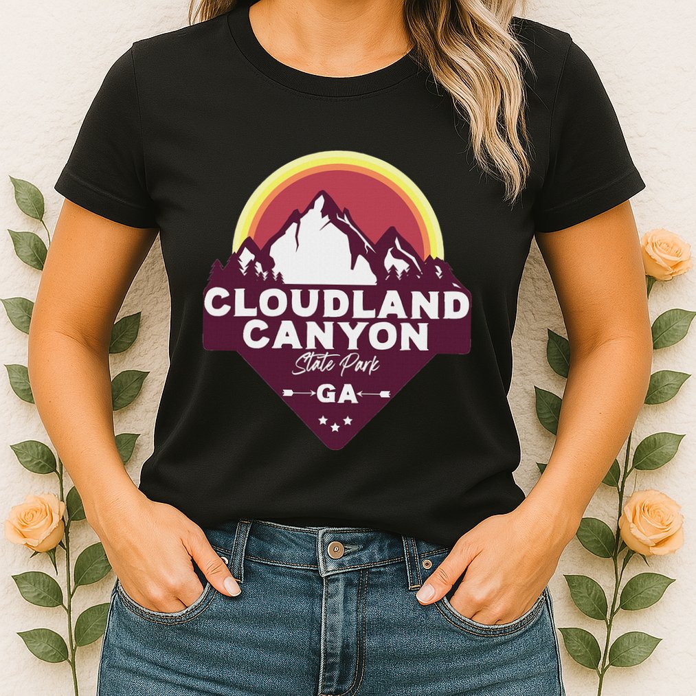 Cloudland Canyon State Park Georgia Ga Blue Ridge Mountains Womens T-Shirt