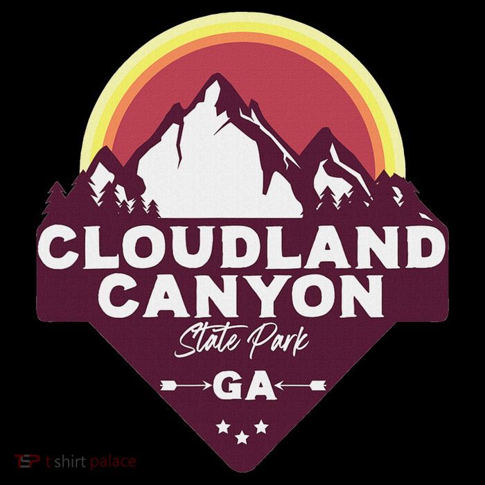Cloudland Canyon State Park Georgia Ga Blue Ridge Mountains Kids T-Shirt