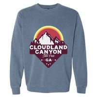 Cloudland Canyon State Park Georgia Ga Blue Ridge Mountains Garment-Dyed Sweatshirt