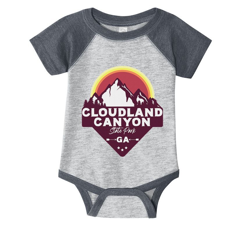 Cloudland Canyon State Park Georgia Ga Blue Ridge Mountains Infant Baby Jersey Bodysuit