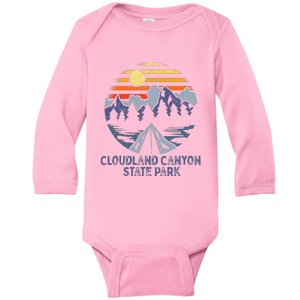 Cloudland Canyon State Park Georgia Ga Blue Ridge Mountains Baby Long Sleeve Bodysuit