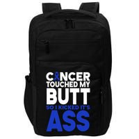 Colon Cancer Survivor Awareness Funny Impact Tech Backpack