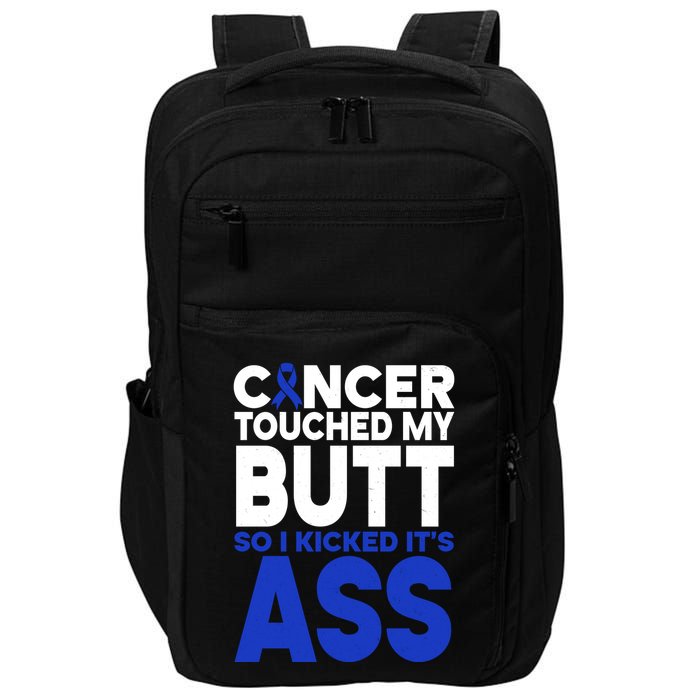 Colon Cancer Survivor Awareness Funny Impact Tech Backpack