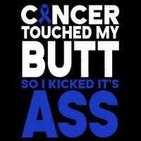 Colon Cancer Survivor Awareness Funny Drawstring Bag