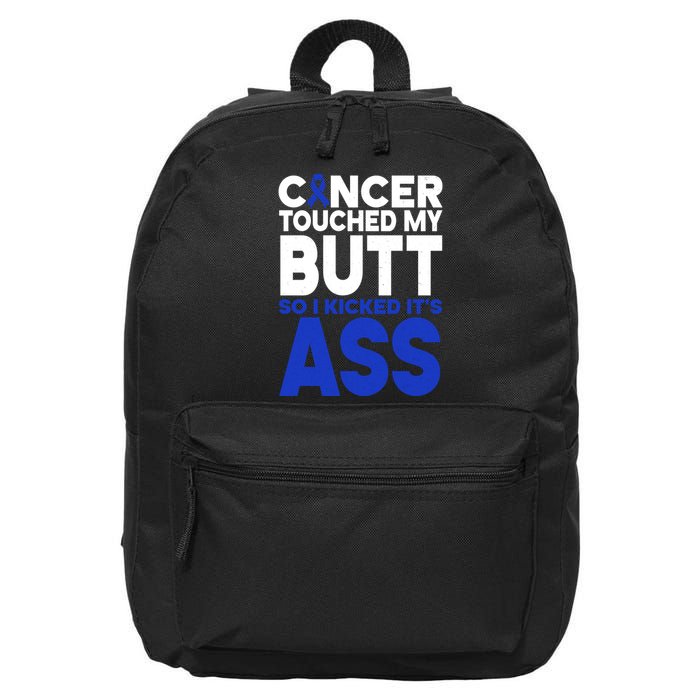 Colon Cancer Survivor Awareness Funny 16 in Basic Backpack