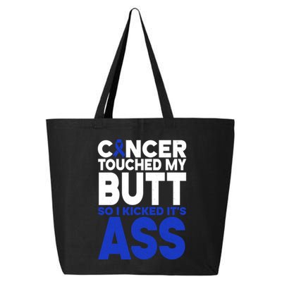 Colon Cancer Survivor Awareness Funny 25L Jumbo Tote