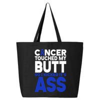 Colon Cancer Survivor Awareness Funny 25L Jumbo Tote