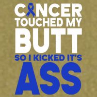 Colon Cancer Survivor Awareness Funny Garment-Dyed Women's Muscle Tee