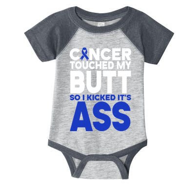 Colon Cancer Survivor Awareness Funny Infant Baby Jersey Bodysuit
