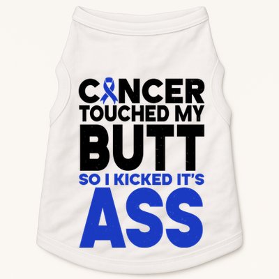 Colon Cancer Survivor Awareness Funny Doggie Tank