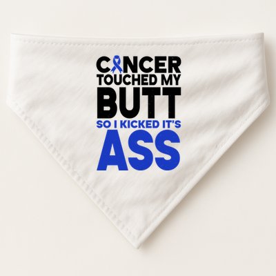Colon Cancer Survivor Awareness Funny USA-Made Doggie Bandana
