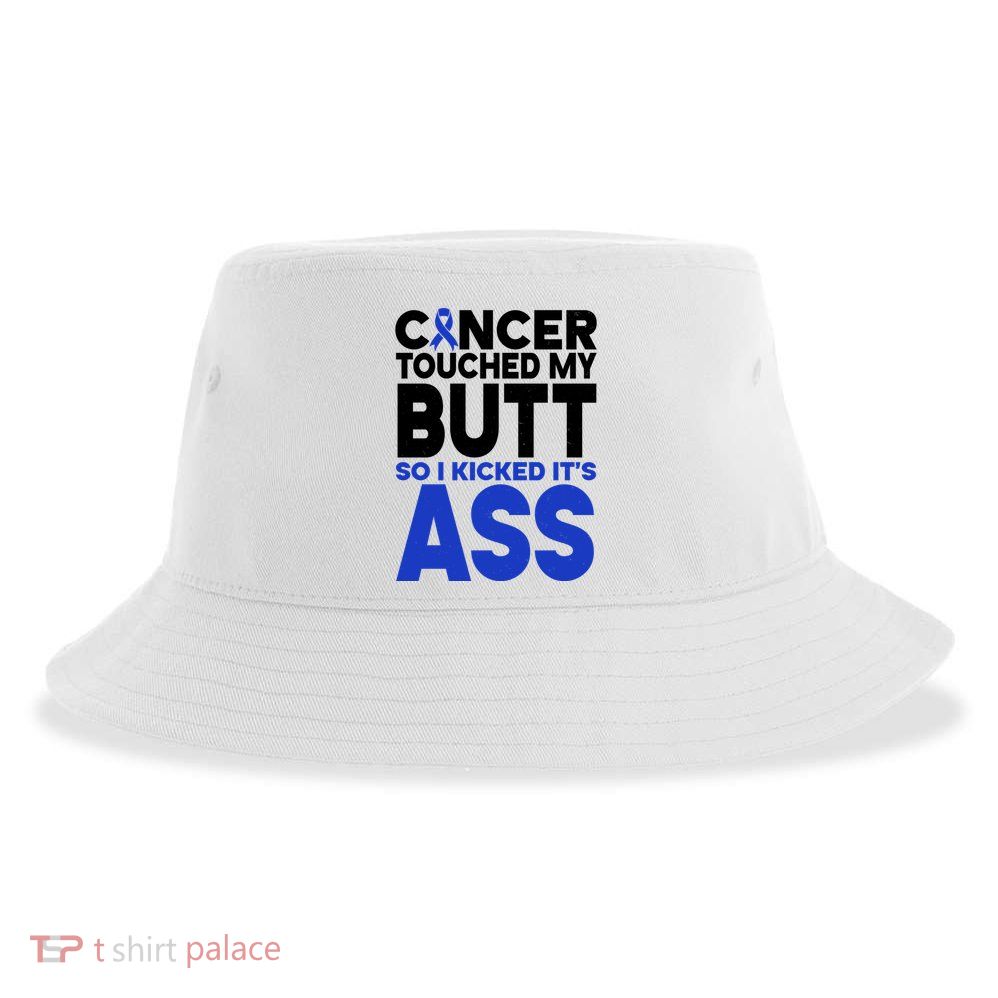 Colon Cancer Survivor Awareness Funny Sustainable Bucket Hat