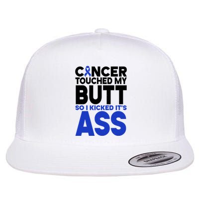 Colon Cancer Survivor Awareness Funny Flatbill Hat