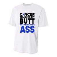 Colon Cancer Survivor Awareness Funny Youth Performance Sprint T-Shirt