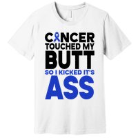 Colon Cancer Survivor Awareness Funny Premium T-Shirt