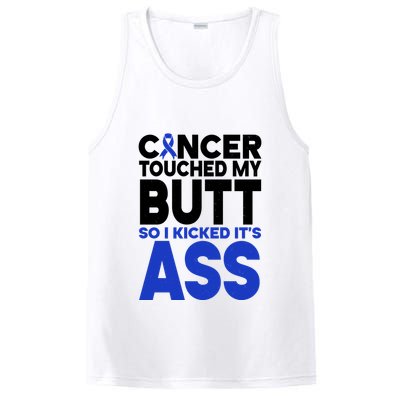 Colon Cancer Survivor Awareness Funny PosiCharge Competitor Tank