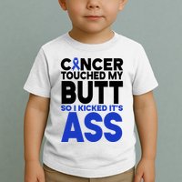 Colon Cancer Survivor Awareness Funny Toddler T-Shirt