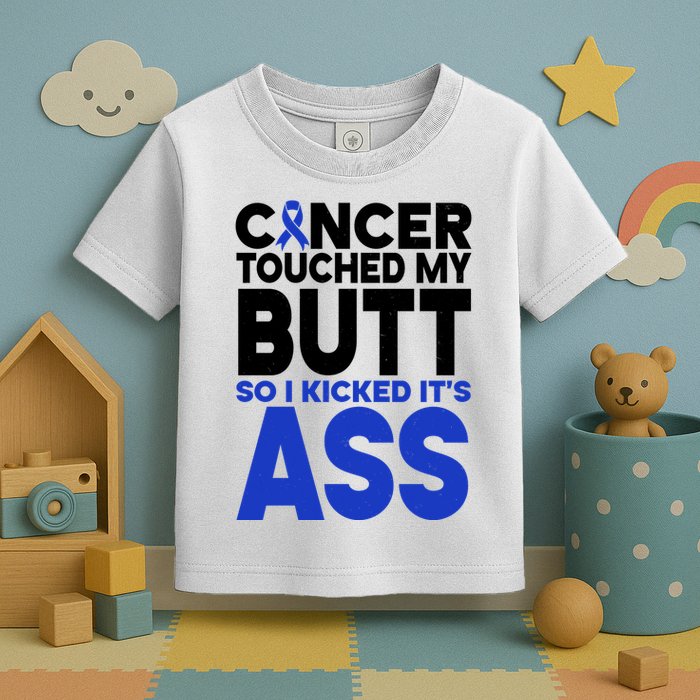 Colon Cancer Survivor Awareness Funny Toddler T-Shirt