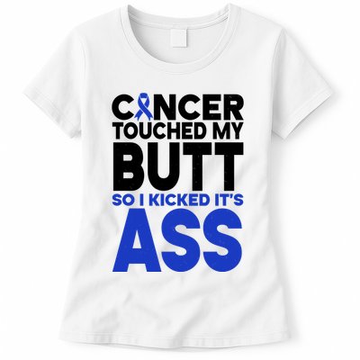 Colon Cancer Survivor Awareness Funny Womens T-Shirt