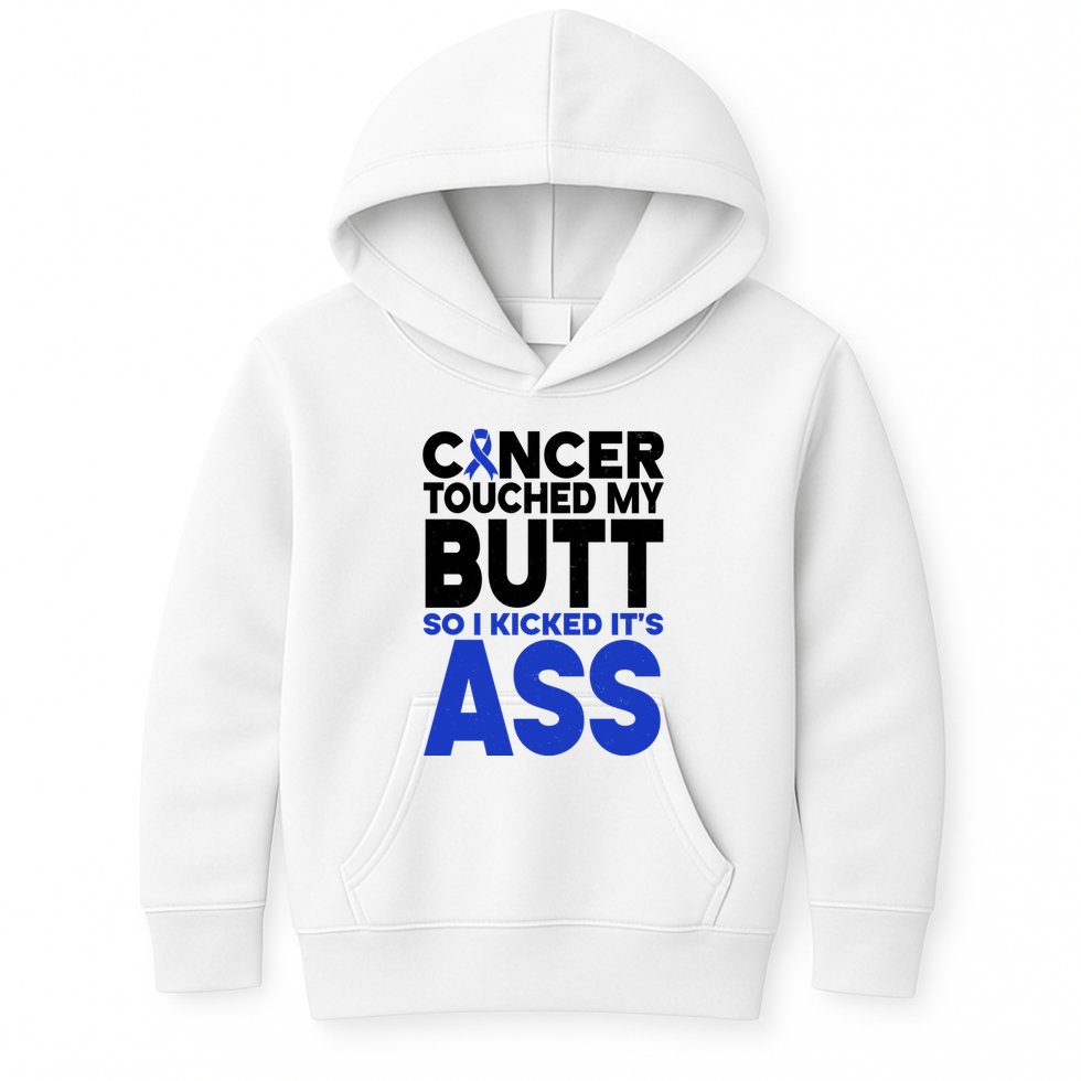 Colon Cancer Survivor Awareness Funny Kids Hoodie