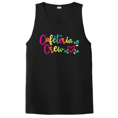 Cafeteria Crew School Lunch Lady Worker Squad With Heart PosiCharge Competitor Tank